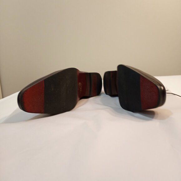 MAISON FORTE CHOCOLATE BROWN OXFORDS MEN SIZE 13 - Picture 6 of 7